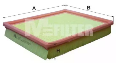 K416 MFILTER Фільтр повітряний Nexia/Espero 1.5-2.0 91-99